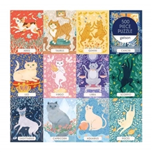 Galison Cat Zodiac Puzzle 500 pieces