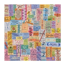 Galison Puzzle Travel Tickets vintage 500 pieces