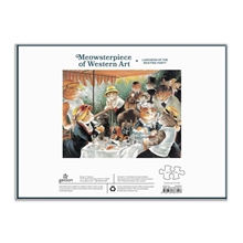 Galison Puzzle Rowers' Breakfast with Cats 1000 pieces