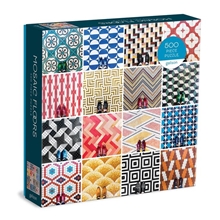 Galison Puzzle Mosaic Floors 500 pieces