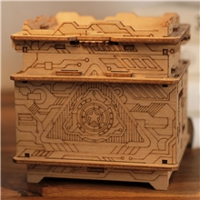 EscapeWelt 3D wooden mechanical brain teaser puzzle Orbital Box