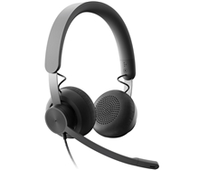 Logitech - Zone Wireless Teams Bluetooth Headset - Graphite Black