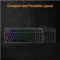 ASUS TUF Gaming K3 GEN II keyboard, mechanical, CZ/SK, grey