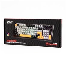 Marvo SOLDAT S50B, US keyboard, gaming, wired (USB), black, backlight