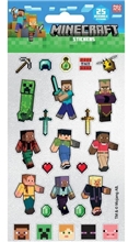 Glitter Stickers - Minecraft