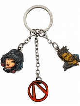 GLO Borderlands 4 - Vex & Rafa Keychain