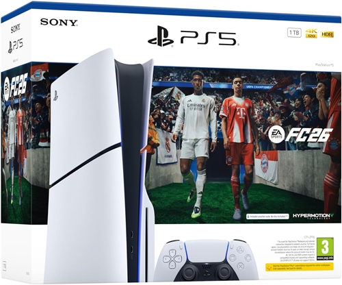 PlayStation 5 Slim - Disc Edition + EA Sports FC 26 (PS5)