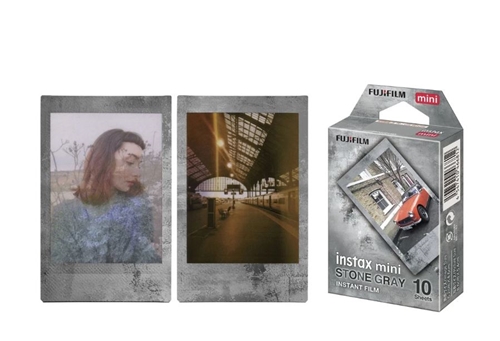 Fujifilm Instax Mini Stone Gray Instant Film - 10 Pieces