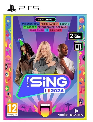 Let's Sing 2026 (PS5) + 2 Microphones