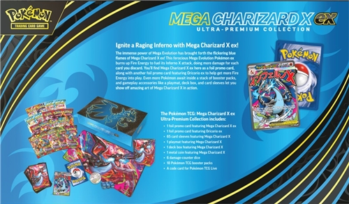 Pokémon TCG: Mega Charizard X ex Ultra Premium Collection
