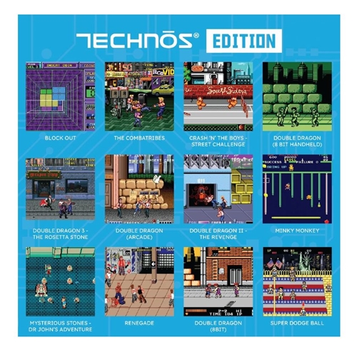 Super Pocket Retro Gaming Console Technos Edition