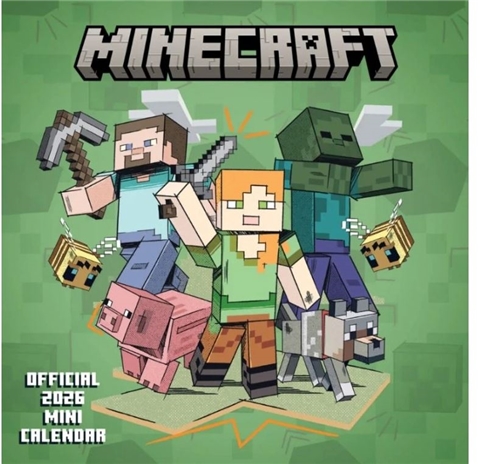 Minecraft 2026 Mini Calendar