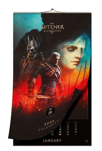 The Witcher 2026 Wall Calendar