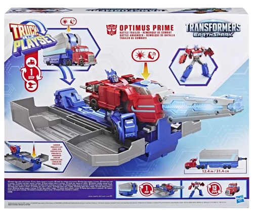 Hasbro Transformers Truck to Playset: Earthspark - Optimus Prime Battle Trailer (G0750)