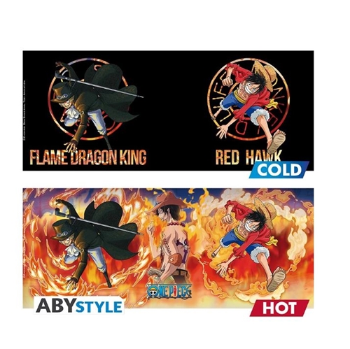 Abysse One Piece - Luffy & Sabo Heat Change Mug (460ml)