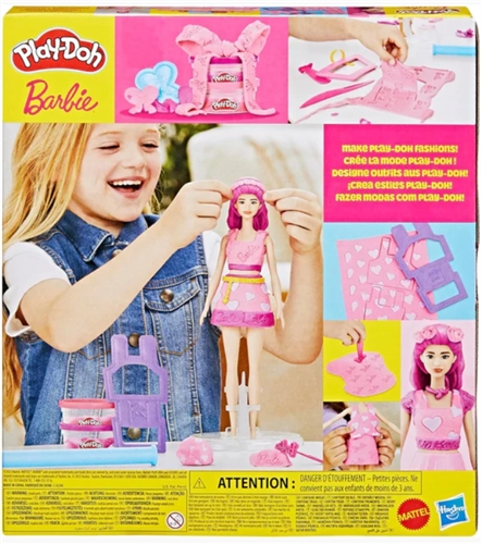 Hasbro Play-Doh: Fashion - Barbie Designer Dolls Hearts And Hair