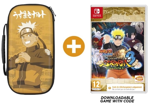 Naruto Shippuden Ultimate Ninja Storm 3 - Full Burst 3 (Code in a Box) + Case - Bundle (SWITCH)
