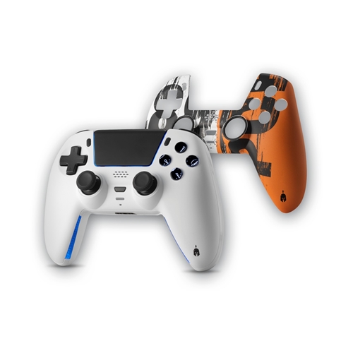 Spartan Gear - Sarissa Wireless Controller (WHITE) (PS4/PS5/PC/SWITCH) + 1 Extra Faceplate