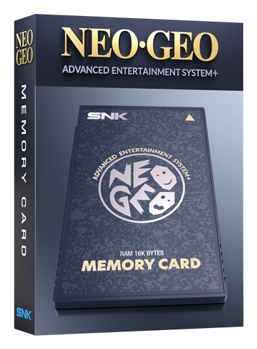 NEO GEO AES+ Memory Card Black