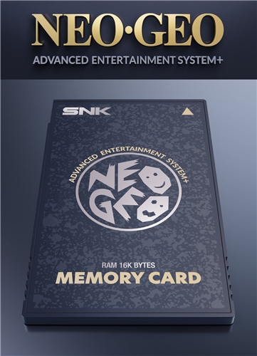 NEO GEO AES+ Memory Card Black