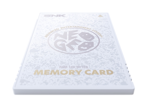 NEO GEO AES+ Memory Card White