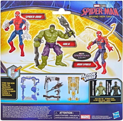 Hasbro Marvel: Spider-Man - Brand New Day - Spider-Man, Hulk & Iron Spider Figures